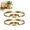 2 Pcs, variant on Floating Wall Shelf with Built-in Ambient LED Light, Round Floating Plant Shelf with Invisible Brackets, Modern Wall Mounted Display Rack for Living Room Bedroom Home Decor