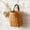 Khaki*2, variant on Hand Woven Hanging Wicker Basket Portable Rattan Storage Basket Wall Mount Flower Organizer For Fruit Vegetable Bread Home Decor Farmhouse Style Kitchen Shelf Wicker Basket Khaki*2 2Pcs
