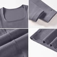 thumbnail image 6 of Ndbuld Women's Shapewear Bodysuit Women Solid Color Suspender Hip Hugging Oversized Sexy Slim Belly Hugging Sports Short Skirt Dress Shapewear Clothes Under $5,Gray,S, 6 of 7