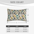 thumbnail image 4 of Fuzoiu Vintage Leaves Print Fuzzy Pillowcases, Super Soft Pillow Case Cover with Zipper for Bedroom, Sofa, Couch,Cozy Pillow Shams for All Seasons-20"x30", 4 of 6