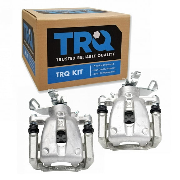 TRQ Rear Brake Caliper Set Compatible with 2009-2013 Mini Cooper