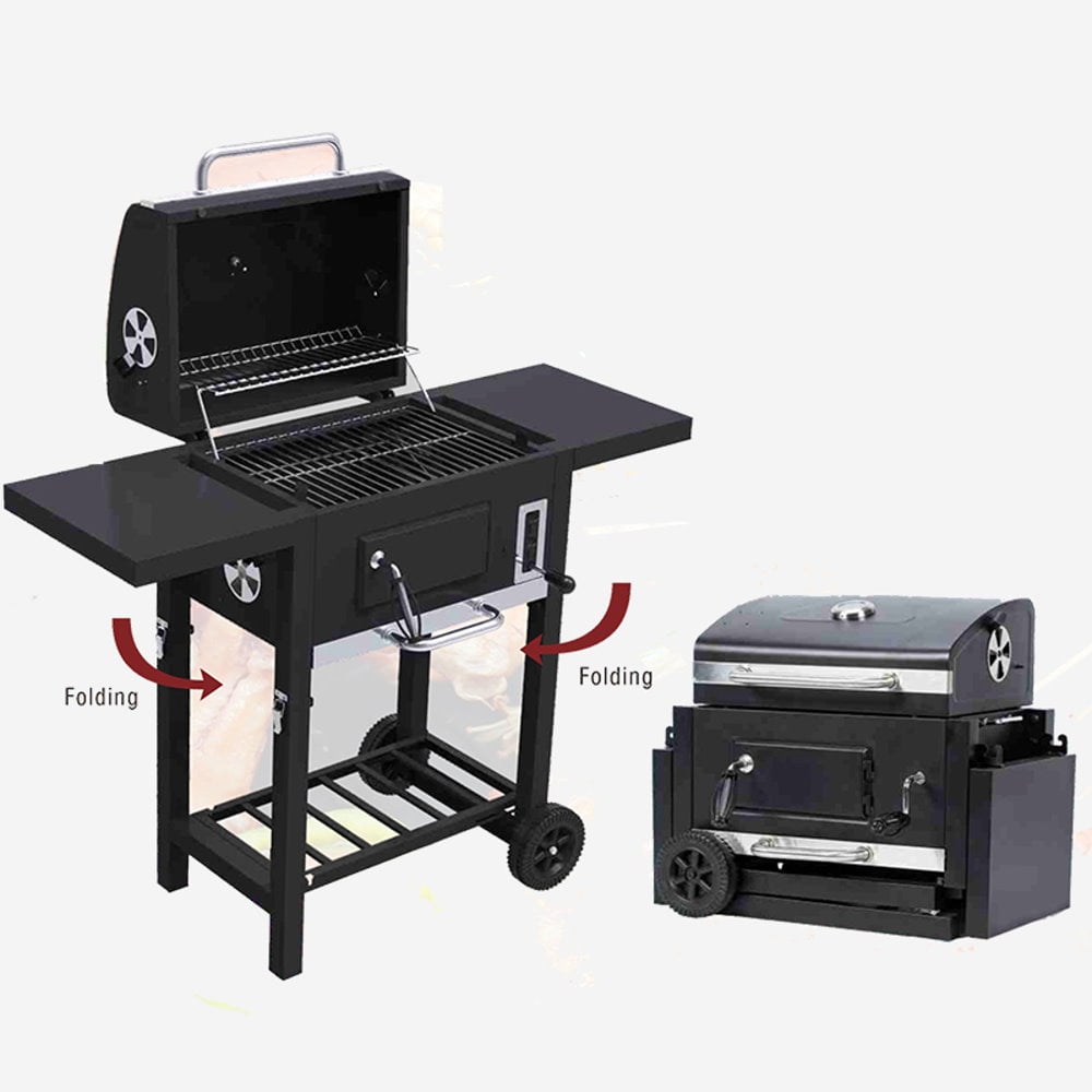 kapas Outdoor Foldable and Portable Charcoal Grill for Picnic, Camping, Patio Backyard