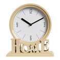 thumbnail image 2 of Vintage Style Desk Clock Fireplace Mantel Non Ticking Silent Easy to Read Table B-Beige, 2 of 8