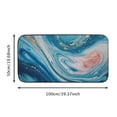 thumbnail image 5 of Qinduosi Ocean Doormat Ocean Art Waves Natural Swirls of Marble of Indoor Door Mat for Entrance Way Inside Bedroom Kitchen Non Slip Mat 19.68*39.37 in, 5 of 6