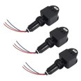 thumbnail image 1 of 3 Pcs Black Motion Detectors Motion Sensor Light Switch Outdoor Pir Direct Current 12V Motion Sensor, 1 of 5