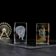 thumbnail image 3 of Álbum de figuras de mascotas talladas en cristal Recuerdos navideños extranjeros Una artesanía tallada, 3 of 3