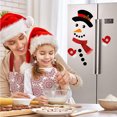 thumbnail image 2 of SHENMO Christmas Window Sticker Fridge Magnet Sticker, Interesting Christmas Fridge Magnet Fridge Decoration, Metal Door (Snowman Style 2), 2 of 4