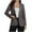 Dark Gray, variant on BADHUB Women's Blazer Open Front Casual Bussiness Cardigan Notch Collar Long Sleeve Lapel Work Office Suit Jackets Black XL