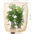 thumbnail image 2 of Cubierta vegetal reforzada, resistente al viento y con protección UV: cubierta protectora contra heladas para plantas, árboles y arbustos de exterior, tejido transpirable, ecológico y reutilizable, 2 of 7