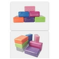 thumbnail image 5 of Yoga Blocks Cube Bricks Reinforcement Mat Sports Yoga Supplies Home Gym Equipment Fitness Pink, 5 of 8