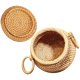 thumbnail image 3 of Khaki Woven Sundries Basket For Household Use Great For Organizing Small Items In Kitchen Bathroom 15X15CM 1Pack, 3 of 5