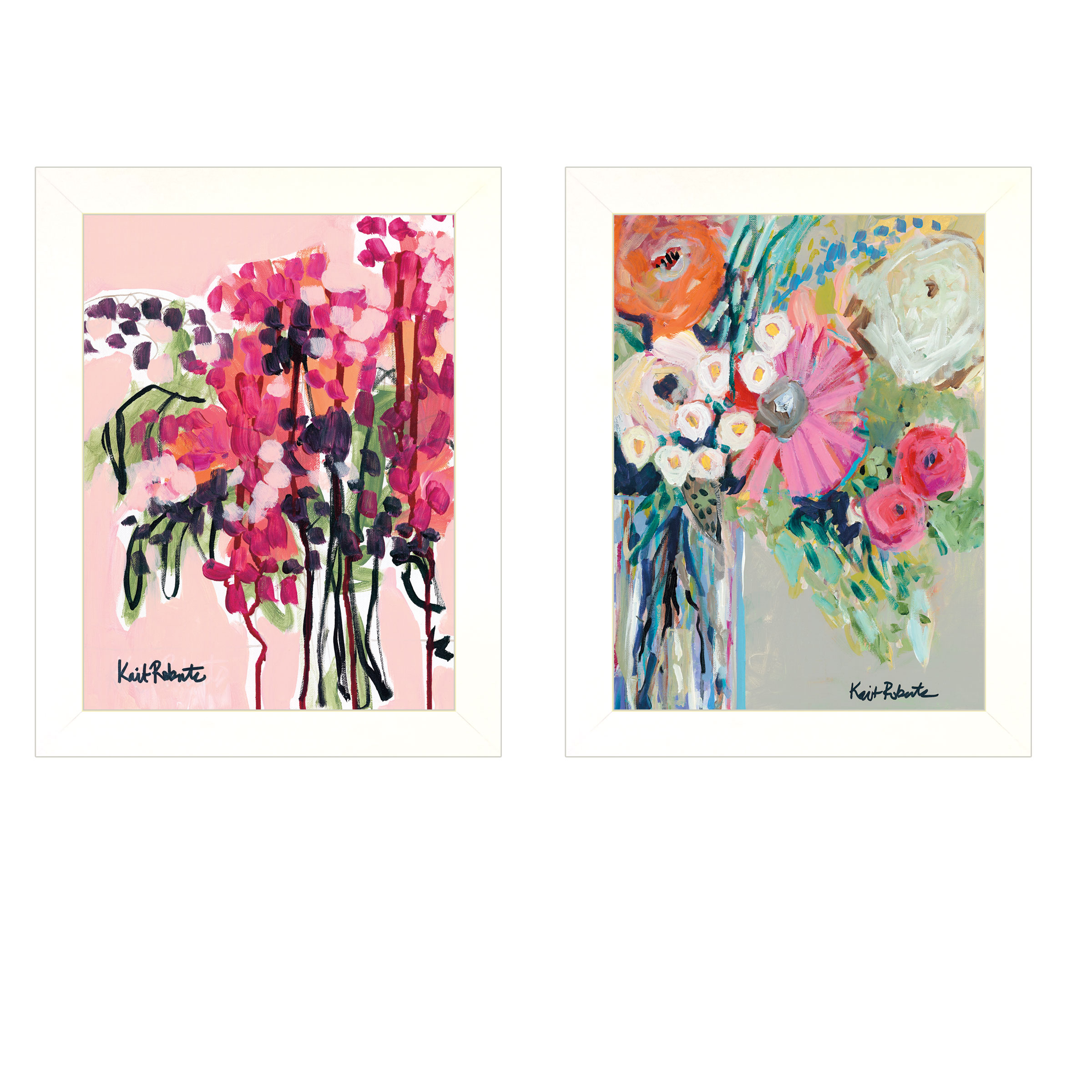 Garden Flowers 2-Piece Vignette by Kait 