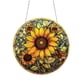 thumbnail image 2 of LADIGASU Girasol Estilo Cadena de Hierro Decoración de Vacaciones Ventana Pantalla Porche Decoración Colgante Regalo Decoración Liquidación Cadena de Girasoles Rústicos*1, 2 of 5