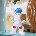 thumbnail image 3 of simhoa Figurine Astronaute Moderne Statue en Résine Modèle d'Espace Bleu, 3 of 8