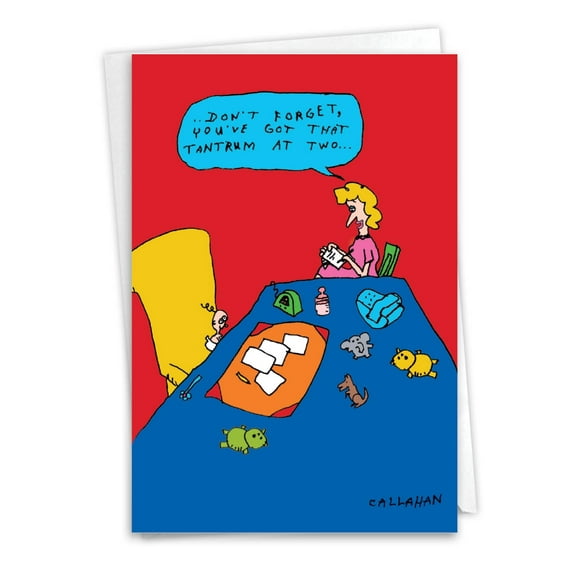 1 Funny Baby Card with Envelope - The Baby Boss C6147BBG