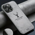 thumbnail image 1 of Premium Faux Leather Deer Head Pattern Phone Case - Durable & Stylish Protection for Iphone 11/12/13/14/15 Plus/Pro/ProMax - Fashion-Forward Business Style - Anti-Scratch Grip-Friendly Accessory, 1 of 5