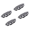 thumbnail image 1 of 15 Inch Wheel Covers Hubcaps, Set of 4 Universal ABS Snap On Wheel Rim Covers with Impact Resistant Design for Car Truck SUV R15 Steel Wheels, 1 of 7