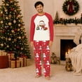 thumbnail image 5 of Family Matching Christmas Pajamas Set, Raglan Long Sleeve 2-Piece PJs for Family Members of All Ages, Christmas Printed Soft Holiday Loungewear for Xmas Photoshoot, 5 of 5
