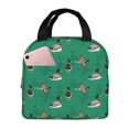thumbnail image 1 of Balery Duck Mallard Flying Pose Bolsa de Almuerzo Aislada – Caja de Almuerzo con Papel de Aluminio Grueso, Mantiene la Comida Fresca por 4 Horas, 1 of 8