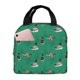 thumbnail image 1 of Balery Duck Mallard Flying Pose Bolsa de Almuerzo Aislada – Caja de Almuerzo con Papel de Aluminio Grueso, Mantiene la Comida Fresca por 4 Horas, 1 of 8