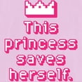 thumbnail image 3 of CafePress - This Princess Saves Herself - Women's Nightshirt, 3 of 4