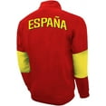 thumbnail image 2 of Icon Sports Active/Casual Soccer Track Jacket – Men’s Country Flag Themed Full Zip Up Adult Training Top - [Spain, Red], 2 of 2