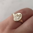 thumbnail image 4 of Dvkptbk 5Pc Rings Fashion Trend Metal Geometric Knuckle Flower Jewelry Gift Jewelry, 4 of 4