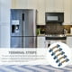 thumbnail image 4 of 5 barras colectoras de terminales, bloque de terminales de 6 posiciones, terminal de tornillo de cable de latón, 4 of 8