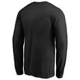 thumbnail image 3 of Men's Black West Virginia Mountaineers Cloak Long Sleeve T-Shirt, 3 of 3