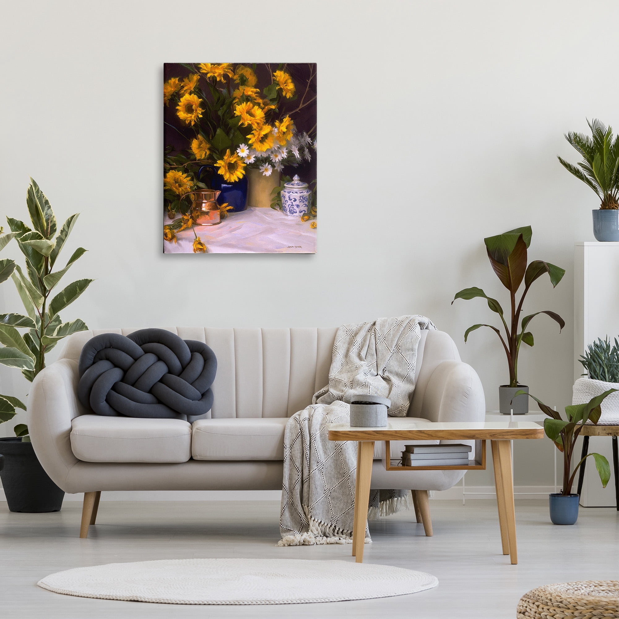 Stupell Industries Classic Floral Still Life Botanical & Floral Painting Gallery Wrapped Canvas Art Print Wall Art, 30 x 40