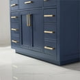 thumbnail image 3 of Ivy 48" Single Bathroom Vanity Cabinet Only in Royal&nbsp;Blue and Mirror, without Countertop, 3 of 5