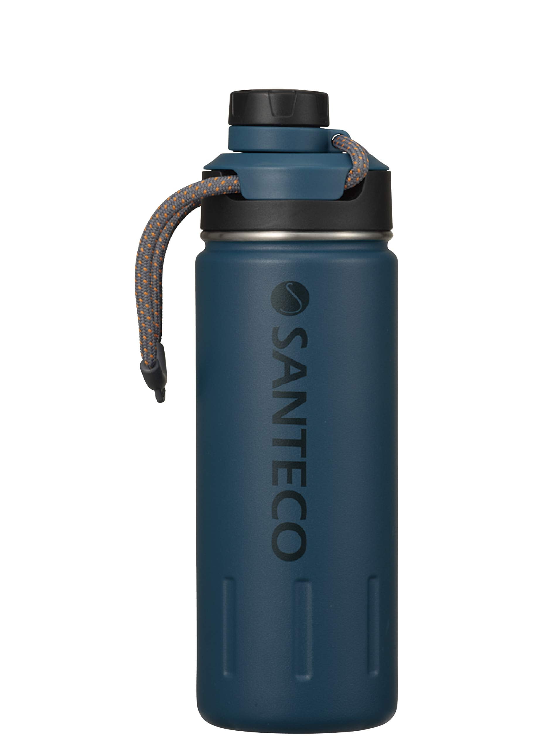 SANTECO Kolima Vacuum Flask, 17 oz, Stainless Steel, Vacuum Insulated, Ocean Blue