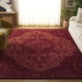thumbnail image 2 of SAFAVIEH Vintage Overdye Ophelia Solid Area Rug, Red, 9' x 12', 2 of 11