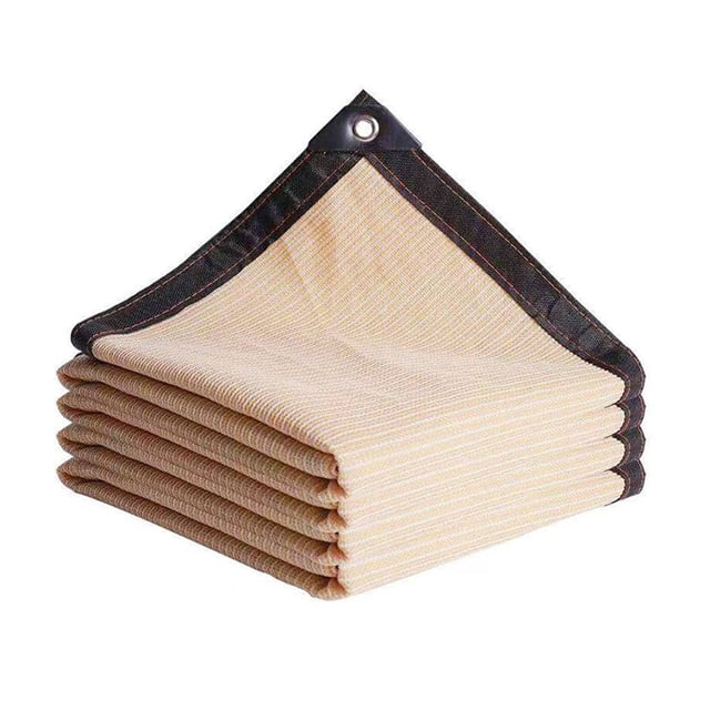 Beige Sun Shade Sail Right Triangle Canopy Awning Shelter UV Block UV Rays Protection Outdoor