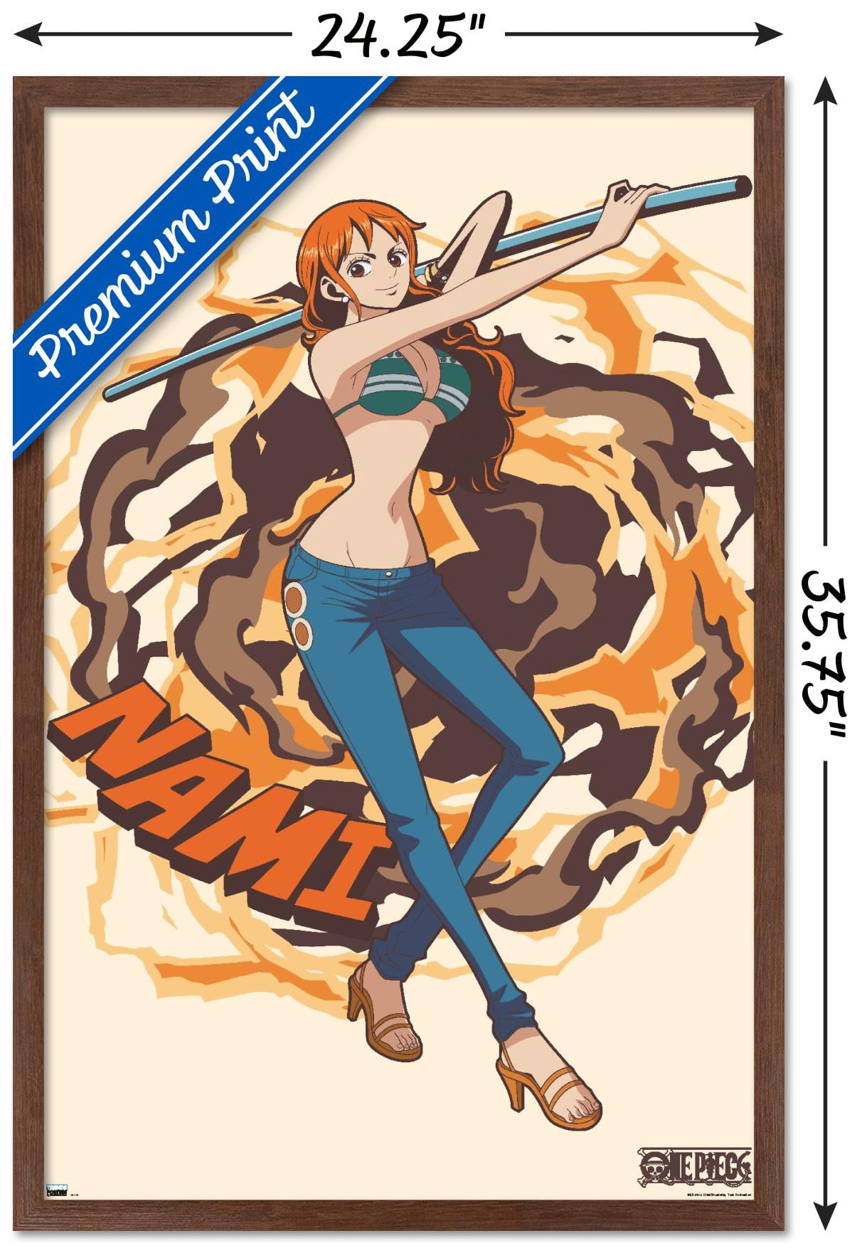 One Piece: Fishman Island - Nami Staff Wall Poster, 22.375