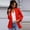 Red, variant on Bmisegm Long Sleeve Casual Loose Blazer Suit for Women Ladies Autumn Slim Fit Lapel Office Work Blazer Jackets for Women Red XXL