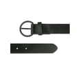 thumbnail image 2 of INSPIRE CHIC Women's PU Leather Belts for Dresses, Fashion Black Waistband Girl Belt Oval Buckle Black, 2 of 5