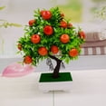 thumbnail image 5 of Ludlz 1Pc Potted Artificial Fruit Tree Bonsai Stage Garden Wedding Party Decor Props, 5 of 7
