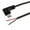 elbow-25cm, variant on USB C Male to 2Pin Power Extension Cable Type C Open End Pigtail Cord 5V 3A for USB C Equipment LED Light Routers Repair