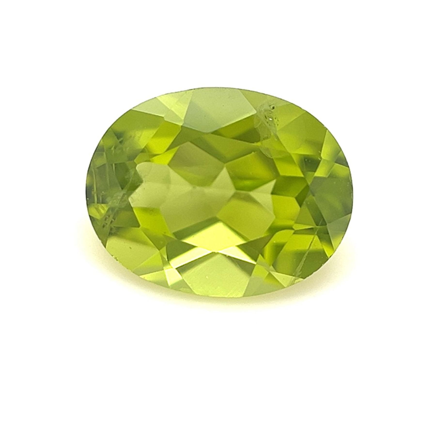 Certified Natural 1.75 Carat Peridot Oval Shape Brilliant Cut 9x7 mm Loose Gemstone August Birthstone