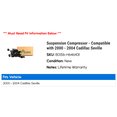 thumbnail image 2 of Suspension Compressor - Compatible with 2000 - 2004 Cadillac Seville 2001 2002 2003, 2 of 2