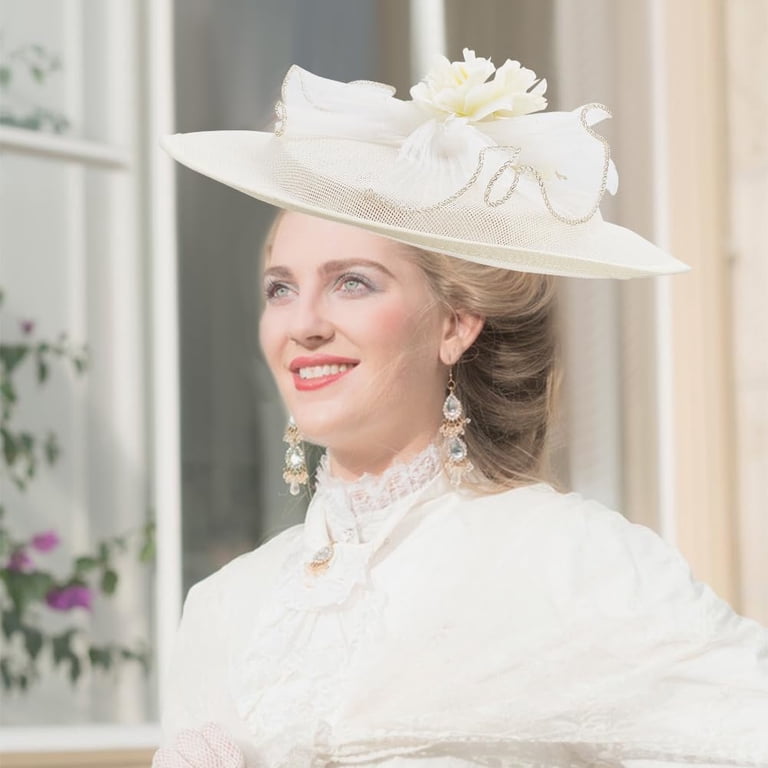 Hat Fascinator Base 11.8x10.9x0.8inch Imitation Linen Cloth 