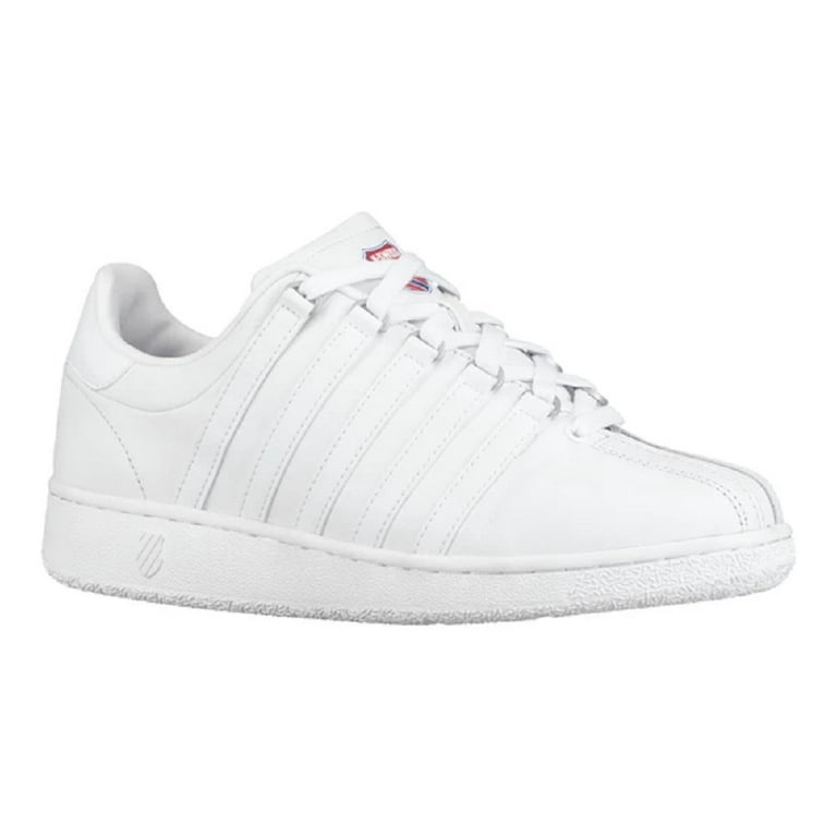 Zuinig hoed bladeren K-Swiss Men's Classic Vn Heritage Low White / Blue Ribbon Red Ankle-High  Leather Sneaker - 8.5M - Walmart.com