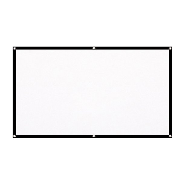 Proyector portátil HD Proyector Pantalla 16: 9 Pantalla de Proyección Pantalla de Cine Espesa Plegable Para Cine en Casa Al Aire Libre