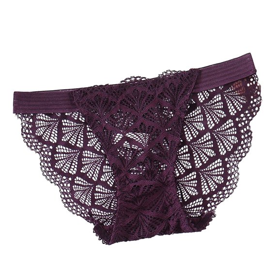 Vedolay Womens Briefs Seamless Underwear for Women No Show Panties Feel Air Invisibles Bikini Panties,Purple One Size