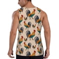 thumbnail image 3 of Haiem Rooster Men Workout Tank Top Gym Bodybuilding Sleeveless Muscle T Shirts Athletic Tank Breathable Workout Shirt-XX-Large, 3 of 9