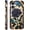 Vibrant Blue Rose, variant on for iPhone 13/iPhone 14 6.1'' Vibrant Defined Blossoms Case, Aesthetic Protective Trendy Phone Case for Women Girls, Cute Flower Design Funda Dual-Layer Hard Shell, Silicone Shockproof Cover