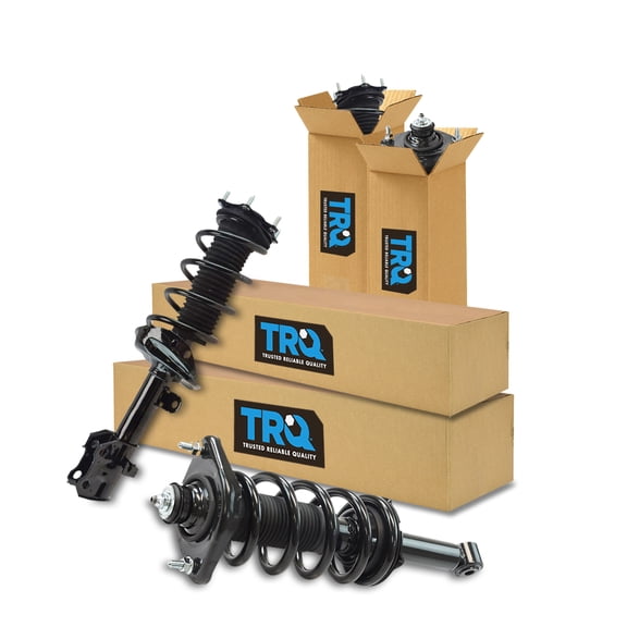TRQ Front Rear Complete Loaded Strut Spring Assembly Kit Set 4pc for CR-V SCA85695 Fits select: 2012-2014 HONDA CR-V EXL