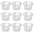 thumbnail image 3 of 100PCS 2oz Disposable Plastic Portion Cups Clear Portion Container with Lids for Jelly Yogurt Mousses Sauce, 3 of 7