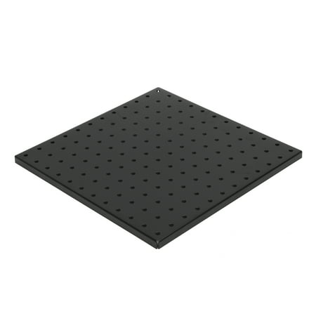 Hyper Tough 12&Quot; X 12&Quot; Single Piece Black Steel Pegboard